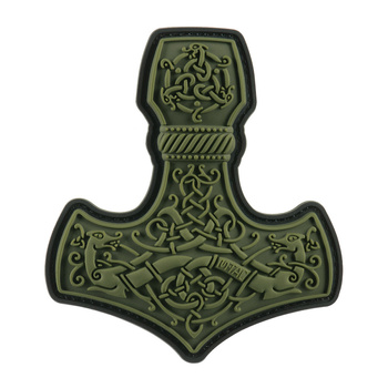Naszywka Mjölnir Large PVC - Olive