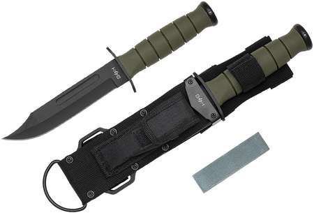 Nóż Taktyczny BSH ADVENTURE N-308H + Osełka