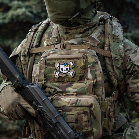 Naszywka Kitty (Haftowana)  - White/Multicam