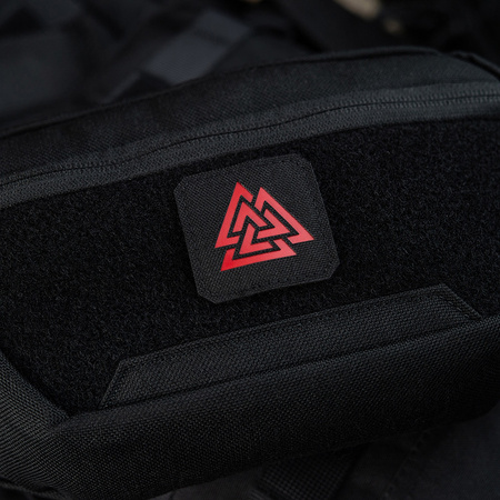 Naszywka Valknut Laser Cut  - Black/Red