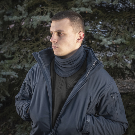 Szalokominiarka anatomiczna ze ściągaczem Polartec  - Dark Navy Blue