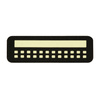 Naszywka flaga 25x80 (miniaturowe kwadraty) Laser Cut  - Black/GID