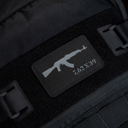 Naszywka AKM 7,62x39 Laser Cut  - Black/Grey