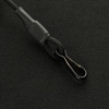 Smycz-Retraktor Medium Kombinowana  - Black