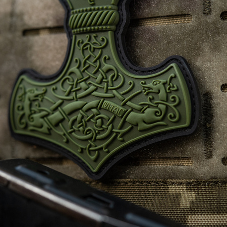 Naszywka Mjölnir Large PVC  - Olive