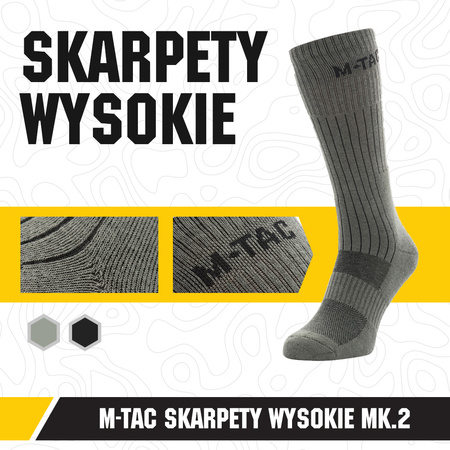 Skarpety wysokie Mk.2  - Olive