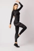 Legginsy termoaktywne THERMO-EVO, damskie - Black / Grey