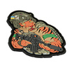 Naszywka Tiger Zielona Opaska PVC  - MC