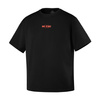 Koszulka Worn to the bone Oversize  - Black