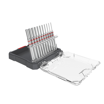 Real Avid - Zestaw wybijaków Standard Pin Accu-Punch - 11 elementów - Stalowe - AVAPK-S