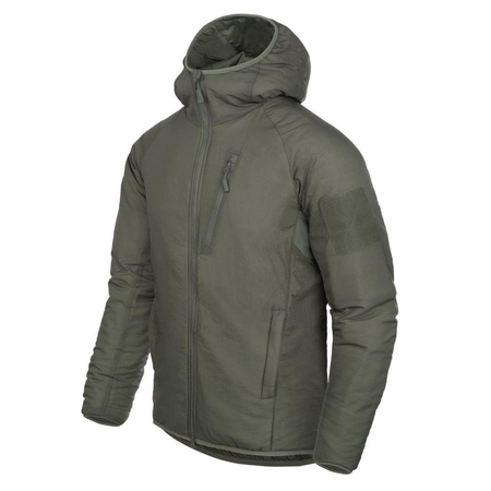 Helikon - Kurtka z kapturem Wolfhound Hoodie - Windpack Nylon - Alpha Green - KU-WLH-NL-36