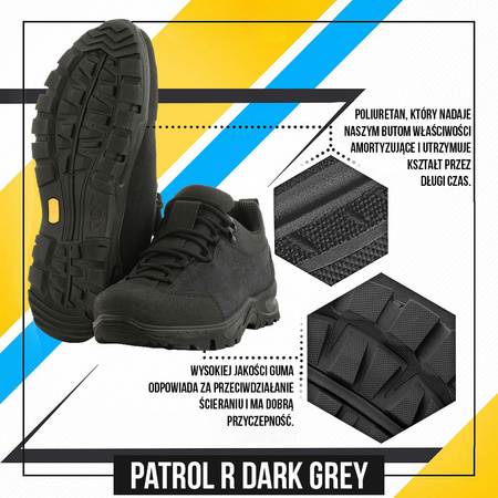 Sneakersy Taktyczne Patrol R  - Dark Grey