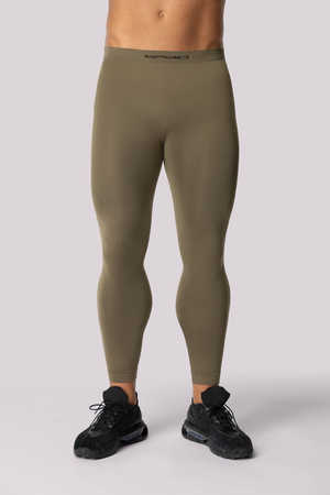 Legginsy termoaktywne ALPHA, męskie - Forest Green