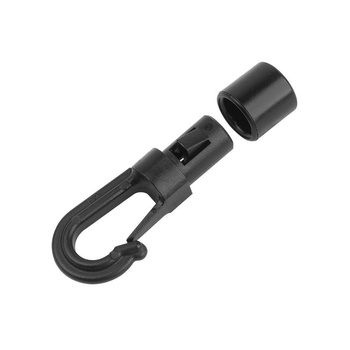 ITW Nexus - Hak z montażem do linki Shockcord Hook - Czarny - 35I-KH5-BLK