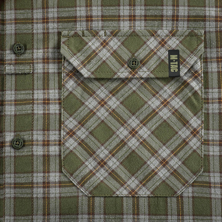 Koszula Lumberjack Cotton Shirt  - Olive/Grey