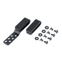 Bravo Concealment - Klipsy na pas IWB do kabur wewnętrznych i OWB typu Torsion/DOS - Polimer - Czarny