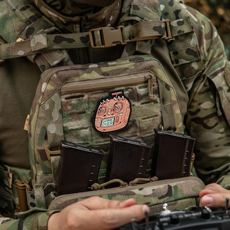 Naszywka Pilot FPV PVC  - Pink