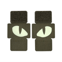Naszywka Tiger Eyes Laser Cut (para)  - Ranger Green