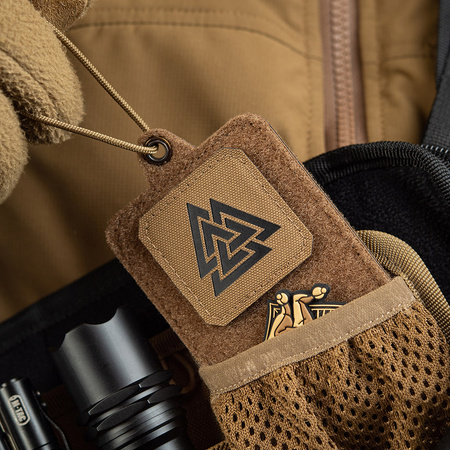 Naszywka Valknut Laser Cut  - Coyote/Black