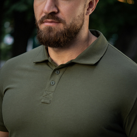 Koszulka Polo Basic 65/35  - Army Olive