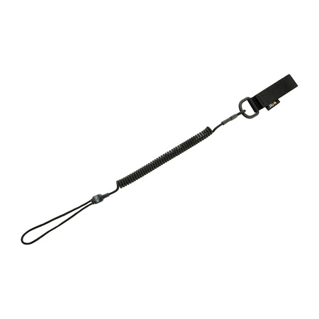 Smycz-Retraktor Lite Kombinowana Z D-Ringiem  - Black