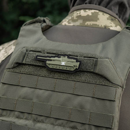 M-Tac Naszywka Czołg Czaszka  - Olive