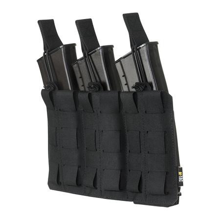 M-Tac Ładownica Elastyczna Na 3 Magazynki Elite Laser Cut  - Black