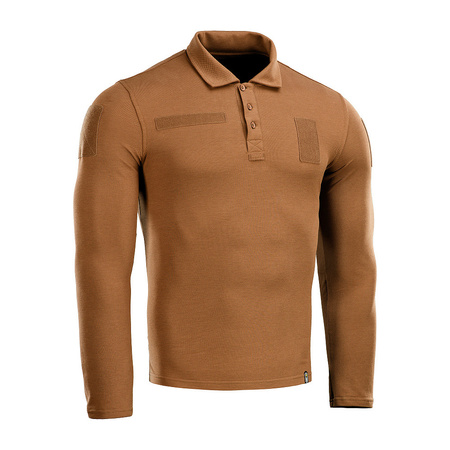 M-Tac Koszula Taktyczna Polo z długim rękawem 65/35  - Coyote Brown