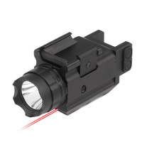 VipeRay - Taktyczna latarka z laserem na pistolet Doublecross Compact - Combo - Czarny - SCRL-05