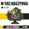 Naszywka Ace of Spades 3D PVC  - Black/Olive