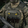 Naszywka Tiger Eyes Laser Cut (para)  - Ranger Green/Yellow
