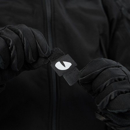 Naszywka Tiger Eyes Laser Cut (para) Reflective  - Black/GID