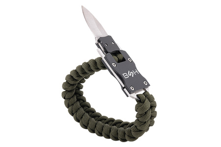 Bransoletka Survivalowa Paracord z Nożem BR-008