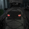 Naszywka Tiger Eyes Laser Cut (para)  - Black/Red
