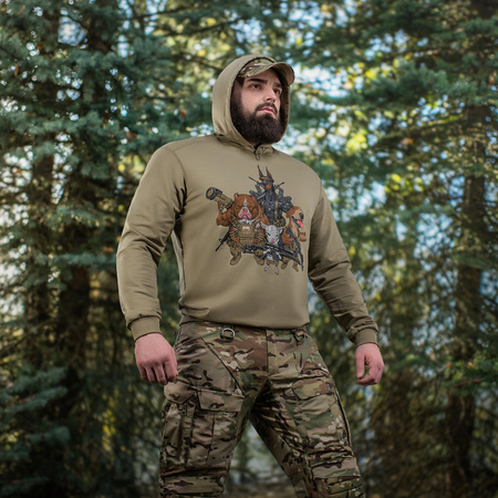 Bluza Hoodie Rex Team  - Tan