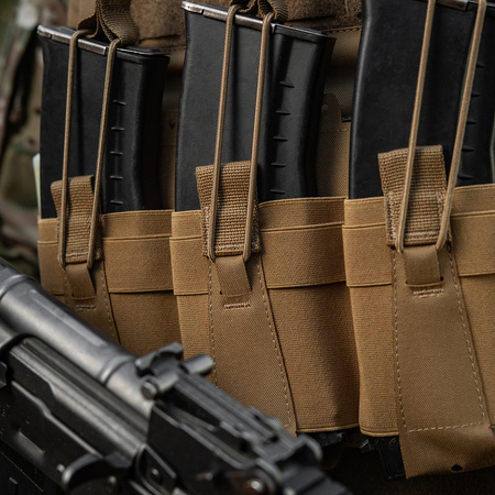 Przeedni Panel na Kamizelkę Taktyczną Cuirass QRS na 3 Magazynki  - Coyote