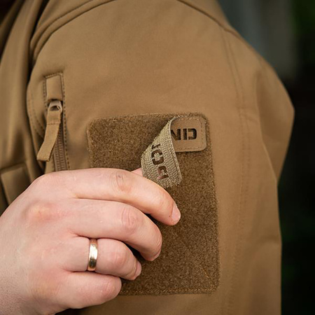 Naszywka Poland (przechodzi na wylot) 25x80 Laser Cut  - Coyote