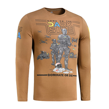 Bluza UA Side z Dlugim Rekawem  - Coyote Brown