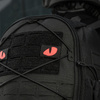 Naszywka Tiger Eyes Laser Cut (para)  - Black/Red