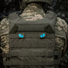 Naszywka Tiger Eyes Laser Cut (para)  - Ranger Green/Blue