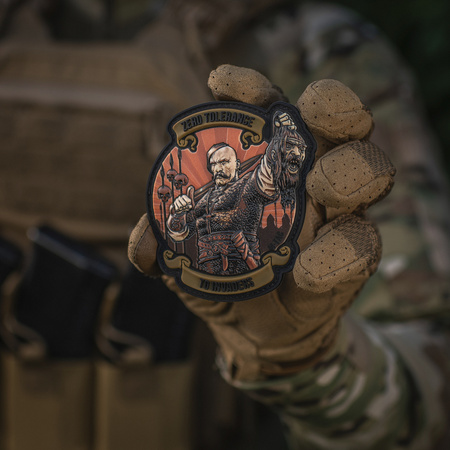 Naszywka Zero Tolerance PVC  - Coyote/Black