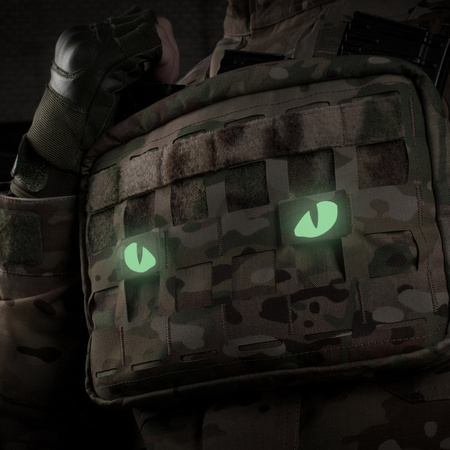 Naszywka Tiger Eyes Laser Cut (para)  - Multicam