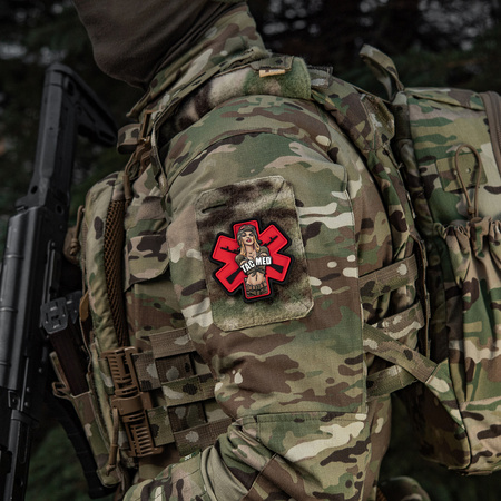 Naszywka Tacmed PVC  - Olive