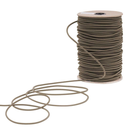 EDCX - Shock Cord - 3,6 mm - Coyote Brown - 1 metr