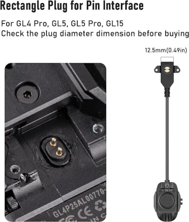 RovyVon GS1 Jednoprzewodowy przełącznik zdalny, Black