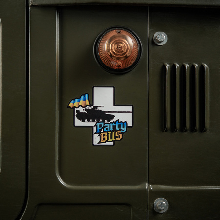 M-Tac Naklejka Party Bus  - Yellow/blue
