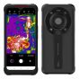 InfiRay PX1 wytrzymały smartfon 5G z kamerą termowizyjną i noktowizyjną, zdjęcie poglądowe, telefon od przodu i od tyłu