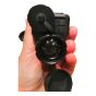 Kamera / monokular termowizyjny marki PREDATOR, seria TM, model 02, zdjęcie od przodu, widać obiektyw kamery oraz zakręcony zaobnik zasilający.
