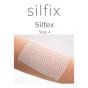 Silflex jest opatrunkiem wykonanym z siatki poliestrowej powlekanej miękkim silikonem Silfix®, Sposób użycia - Krok czwarty