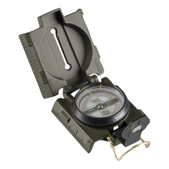 Mil-Tec | Kompas metalowy z oświetleniem LED | zielony